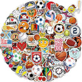 300 Pcs Sport Stickers for Kids, Sport Water Bottle Stickers, Vinyl Waterproof Laptop Sticker for Water Bottle, Bulk Sticker Packs for Boys Kids Classroom Prizes for Elementary Students