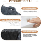 Bean Bag Chair for Adults, Giant Bean Bag Chair with Pillow, Oversized Chaise Lounge Chair Indoor with Soft Faux Fur for Living Room Bedroom or Reading Nook