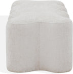 SAFAVIEH Couture Collection Jacqualessa Cream Chenille Bench (Fully Assembled)