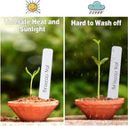 Plant Labels 4 Inch 500Pcs Plastic Plant Name Tags for Seedlings Garden Labels Markers Nursery Plant Tags Seed Labels Plant Label Stakes with Permanet Marking Pen Plant Markers for Outdoor Garden