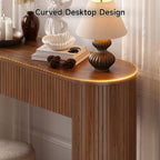ONBRILL 55 Inch Console Table with 2 Drawers, Entryway Tables with Storage