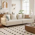 109.4" W Modular Sectional Sofa Couch for Living Room, Beige