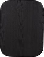 SAFAVIEH Home Collection - Ahani Modern End Table, Black Accent Side Table with Sculptural Cylinder Legs (ACC2315B)