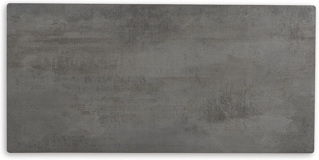 Signature Design by Ashley Dynnford Industrial Water Stain Resistant Table, Set of 3, Gray & Dark Brown