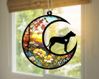 Personalized Dog Memorial, Custom Name Dogo Argentino Dog Christmas Ornament with Name, Custom Breeds, Pet Loss Light Catcher, Gifts for Lovers Loss of Pet Sympathy on Mothers Day Christmas