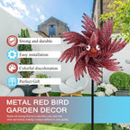 Wind Spinner Outdoor Metal Bird Decor Wind Spinner for Yard Lawn & Garden Decoration, 42 Inch