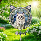 Ragdoll Cat Wind Spinner, Ragdoll Cat Wind Spinner Hanging for Yard and Garden
