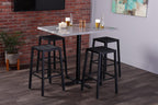 HBS 30" x 48" White Marble, Indoor/Outdoor All-Season EnduroTop Table Top