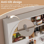 71" Kitchen Pantry Storage Cabinet with LED Light & Outlet, White | Large Countertop, DIY Pegboard, Adjustable Shelves, Freestanding Cupboards Sideboard for Living Room and Dinning