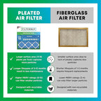 Filterbuy 16x26x5 Air Filter MERV 13 Optimal Smoke & Allergy Defense (2-Pack), Pleated HVAC AC Furnace Filters for Electro-Air, Emerson, White Rodgers, and More (Actual Size: 16.00 x 25.75 x 4.88)