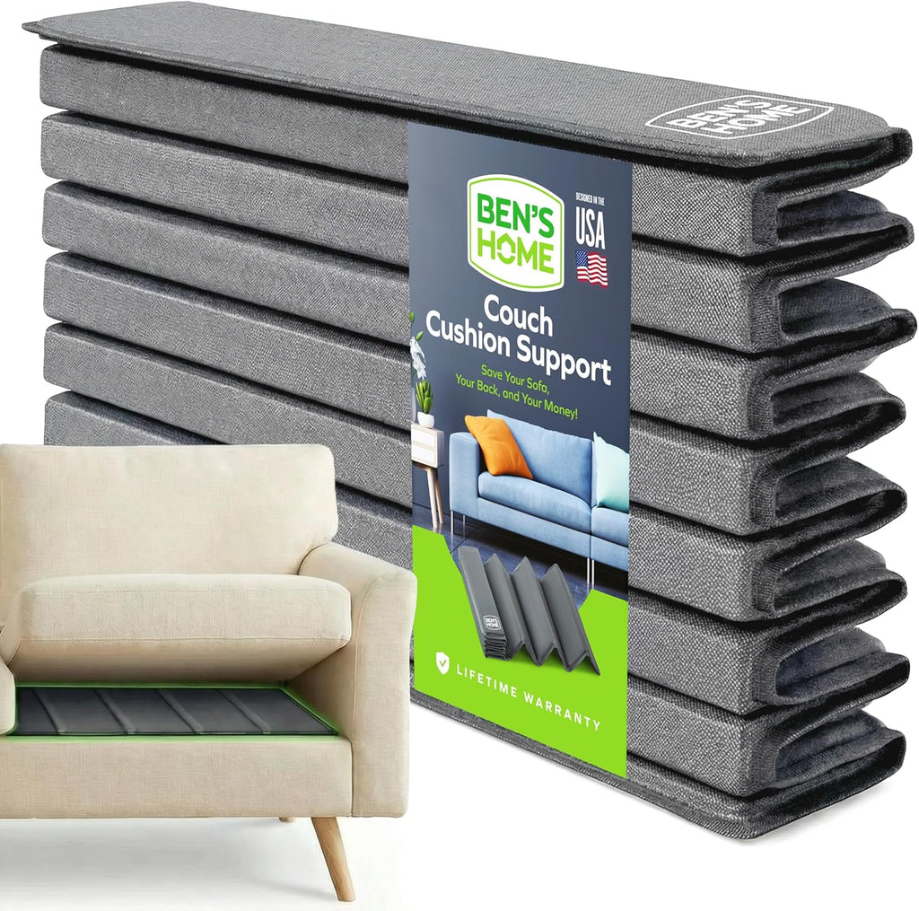 BEN'SHOME® Deep Couch Cushion Support, Fix Sagging Sofas | 68-81" x 30" | Thick 0.5״ Solid Wood Boards Under Cushions with Anti-Slip Fabric to Repair Sagging Sofa Springs, Worn Couches Replacement