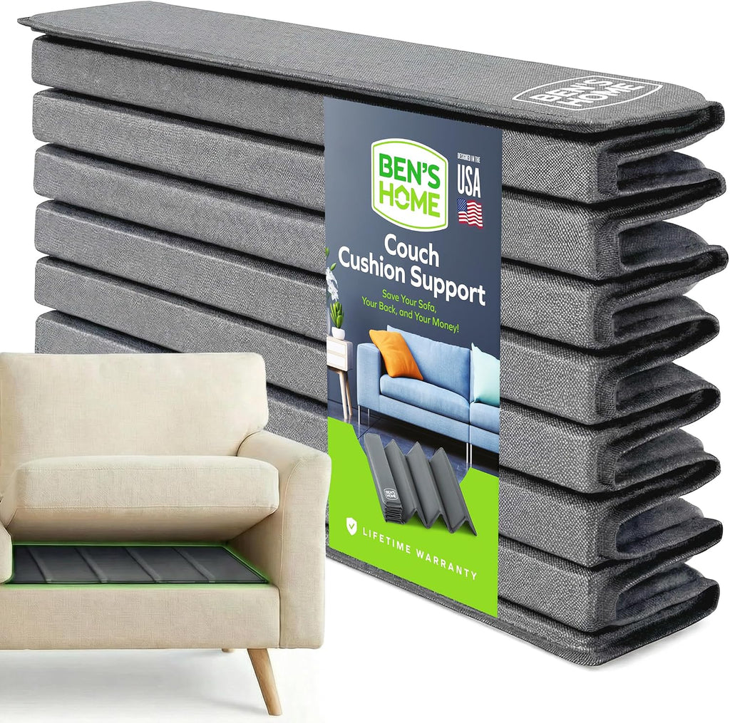 BEN'SHOME® Couch Cushion Support, Fix Sagging Long Sofas | 68-81" x 23" | Thick 0.5״ Solid Wood Boards Under Cushions with Anti-Slip Fabric to Repair Sagging Sofa Springs, Worn Couches Replacement
