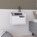 Floating Nightstand, Modern Design with Single Drawer Storage,for Small Spaces