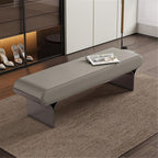 Modern Upholstered Bed end Bench Bedroom Home Use Bedside Dressing Room Long Shoe Changing Entryway(XS)