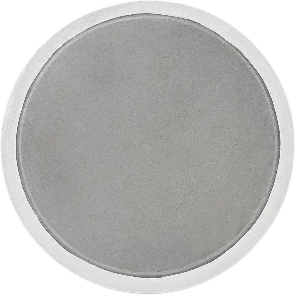 Acme Dylana Environmental Friendly Cement Concrete Accent Table in Natural Gray