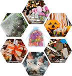 Wudygirl 100PCS Sheer Organza Bags - 5x7 Inch Drawstring Jewelry & Candy Favor Bags for Wedding Party (Sky Blue)