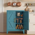 Short Pantry Cabinet with 2 Doors and Adjustable Shelves | Small Kitchen Storage Cabinet with Leveling Feet and Anti-Tip, Kitchen Pantry & Sideboard Cabinet for Entryway, Living Room