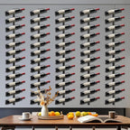 ETOYA Wall Mounted Wine Rack, H 59inch, 12 Rows, 60 Bottle Wine Cellar Racks, Metal Wine Bottle Holder for Dining Room, Kitchen, Bar, Basement & Restaurant (5 Columns（60 Bottles）)