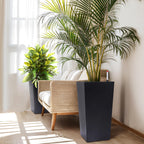 Garvee 22.5" Tall Planters Set of 2, Outdoor＆Indoor Planter Pots