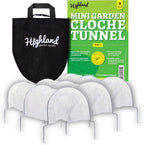 Mini Greenhouse Tunnel Poly Shade Cloth for Garden Hoops Plant Umbrella Cloche Small Greenhouse Accessories Plant Covers Hoop House Heavy Duty Garden Row Seedling Starter with Reusable Bag