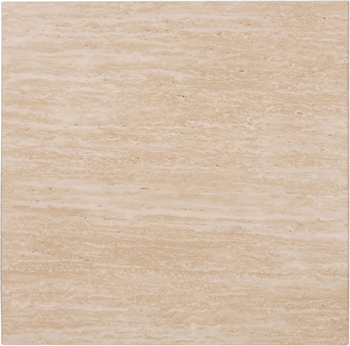 SAFAVIEH Home Collection - Woodrow Square Accent Table, Neutral Beige Faux Travertine Veneer (ACC7006B)
