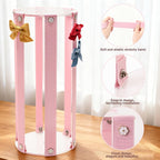 Bow Organizer for Girls - Large Capacity Hair Clip Organizer, Effortless Hair Bow Holder for Home Dresser, Perfect for Gifting, Essential Storage Solution for Girls