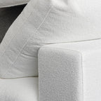 Cloud Modular Sectional Couch,160inch Overzised Down Filled Comfort Sofa Couch for Living Room,8 Seater Minimalist Wide Deep Seat Convertible Couches,Sofa Cover Washable & Removable,White