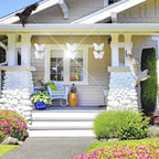 Keep Birds Away Mirror Disc, Hanging Reflectors to Scare Birds Away from Your House and Garden, 16 Butterfly Discs