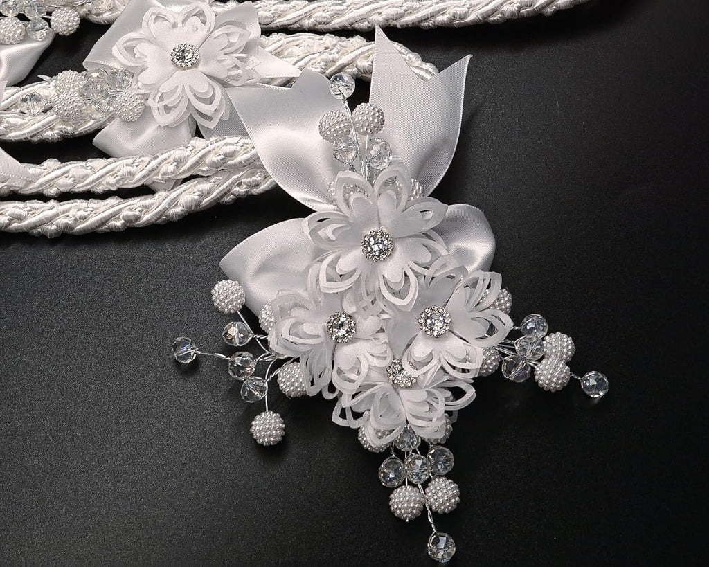 Lassos Boutique Ivory White Wedding Lasso Rope Traditional Lazo Cord (White)