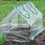 uxcell Greenhouse Clamps for 5/8inch PVC Pipe, 20pcs Greenhouse Film Clamps Shading Net Rod Clip Garden Hoops for Row Cover, Greenhouse Plastic Sheeting(Orange)
