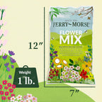 Ferry-Morse Dwarf Rainbow Colors Mix Bulk Wildflower Seeds, 1lb
