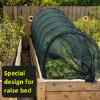 2 in 1 Portable Greenhouse Protection from Sun Heat,Garden Tunnel Shade Net Cover with Quick-Release Technology,Row Covers for Vegetables Plant Cover from Sun (Pack 2)