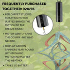 Red Carpet Studios Deluxe Double Helix Cosmix Wind Spinner, 14-Inch, Patina and Copper