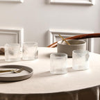 Stone Lain Haven Stoneware 16-Piece Dinnerware Set, Plates and Bowls Sets for 4, Dish Set, Includes Dinner sets, Salad Plates, Cereal Bowls, Glassware, Microwave & Dishwasher Safe, Beige