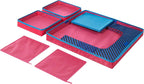 LOL Surprise 3 Piece Collapsible Table and Chair Set with Storage Table and 2 Ottomans