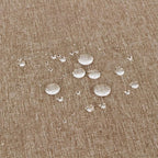 Outdoor Tablecloth Wrinkle-Free Stain Resistant Waterproof Polyester Fabric Table Cover with Zipper Umbrella Hole for Picnic/Party/Dinner/Patio Garden(60×84inch,Zippered,Flax)