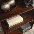 Sauder Beginnings 3-Shelf Bookcase, Bookshelf with Adjustable Storage Shelves, in Brook Cherry finish