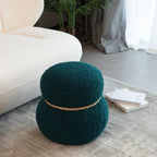 Snowman Stool, Seat Body Width 14.56 Inches, Round Belly, Playful Cute, Suitable for Any Space,for the Bedroom