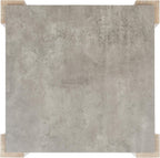 SAFAVIEH Home Collection Coromio Light Grey/Natural End Table for Living Room, Bedroom, Home Office, Foyer