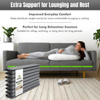 Heavy Duty Couch Cushion Support Board for Sagging Sofas, Foldable Plywood Under Cushion Support with Non-Slip Oxford Cloth Cover, Sofa Support for Sagging Cushions, Under Couch Board 15 (70 x 22 in)