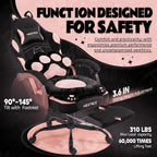 Pink Gaming Chair Cute with Cat Ears Paw Lumbar and Cushion,Ergonomic Computer Chair with Footrest,Reclining PC Game Chair for Girl Computer Chair 300lbs for Adult