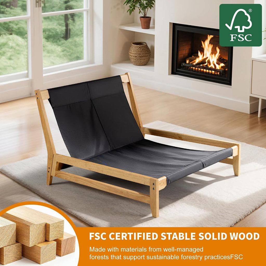 Cloud-Like Oversized Accent Chair Comfy Reading Chair for Adults, Extra-deep Seat Bean Bag Chairs, Convertible Stuffed Bean Bag Cushion with Removable Washable Cover