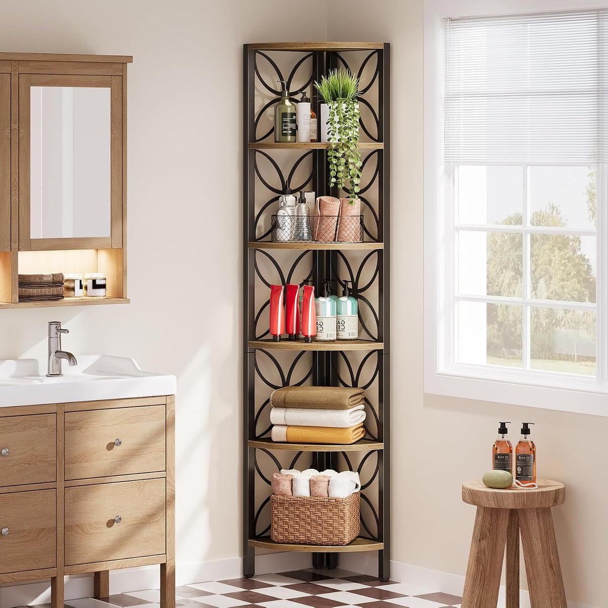 Tribesigns 6-Tier Corner Shelf