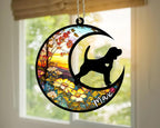 Personalized Dog Memorial, Custom Name Beagle Dog Christmas Ornament with Name, Custom Breeds, Pet Loss Light Catcher, Gifts for Lovers Loss of Pet Sympathy on Mothers Day Christmas