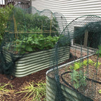 Garden Hoops for Raised Beds, 36pcs Greenhouse Hoops Grow Tunnel, 8ft Rust-Proof Fiberglass Frame for Garden Netting, Row Cover, Protecting Outdoor Plants