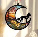 Personalized Dog Memorial, Custom Name Chinese Crested Dog Christmas Ornament, Custom Breeds, Pet Loss Light Catcher, Gifts for Lovers Loss of Pet Sympathy on Mothers Day Christmas