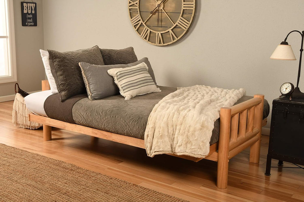 Kodiak Futons Lodge Futon, Suede Peat