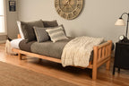 Kodiak Futons Lodge Futon, Suede Peat