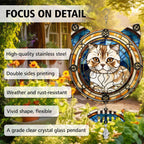 Scottish Cat Wind Spinner, Scottish Cat Wind Spinner Hanging for Yard and Garden