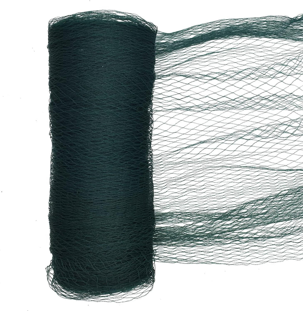 Bird Netting 50'x50' with 1" Square Mesh Bird Net Garden Netting for Chicken Coop, Aviary, Deer Fence, Chicken Netting Fruit Tree Netting